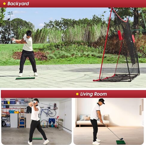Golf Mat, Golf Practice Mat Turf for Home Use Backyard, Indoor and Outdoor, Compatible for Hitting Driving Chipping, Includes Golf Tees, Golf Balls in Saudi Arabia