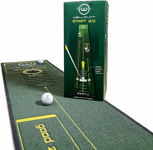WELLPUTT - بساط تدريب وضع الجولف - 10 أقدام بداية 2.0 in Kuwait
