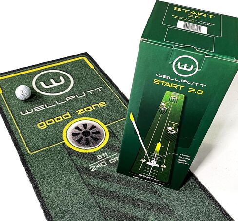 WELLPUTT - بساط تدريب وضع الجولف - 10 أقدام بداية 2.0 in Kuwait