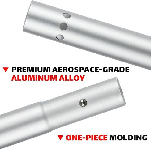 Overmont Kayak Paddles with Leash - Heavy Duty Aluminum Alloy Shaft Boating Oar for Kayaking Boating Canoeing 218cm/86in - 230cm/90.5in - 241cm/95in in Kuwait