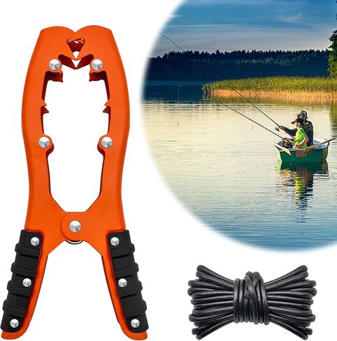 مقبض مرساة كاياك، مقبض مرساة زورق، حبل مرساة بطول 16 قدم - مقابض مطاطية - فولاذ مطلي، معدات ملحقات صيد قوارب الكاياك، لصياد التجديف/مجداف النهر in Kuwait