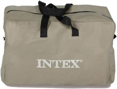 Intex Explorer K2 2 Person Inflatable Kayak Set w/Inflatable Seats and Backrest, Aluminum Oars, Repair Patch, Bag Carry and Air Pump (2 Pack), Yellow in Saudi Arabia