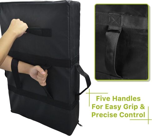 Blocking Pad, Blocking Pad for Football Basketball Training,Football Blocking Shield Football Tackle Pad Dummy Football Training Hitting Pads with Five Handles,Two Options in Saudi Arabia