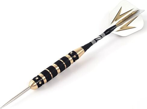 CUESOUL 26 Grams Steel Tip Darts - Black Coating Brass Barrels in Saudi Arabia
