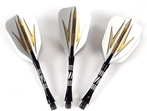 CUESOUL 26 Grams Steel Tip Darts - Black Coating Brass Barrels in Saudi Arabia