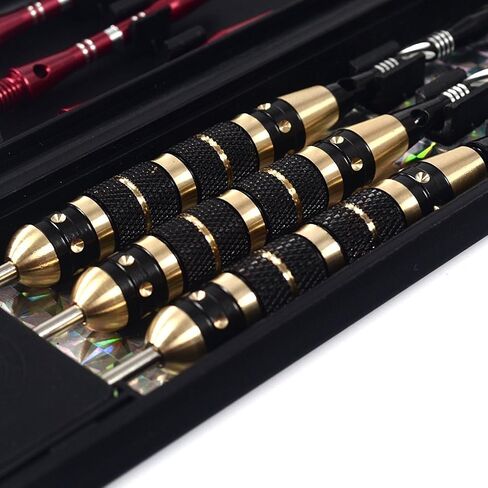 CUESOUL 26 Grams Steel Tip Darts - Black Coating Brass Barrels in Saudi Arabia