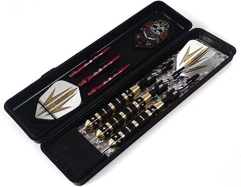CUESOUL 26 Grams Steel Tip Darts - Black Coating Brass Barrels in Saudi Arabia