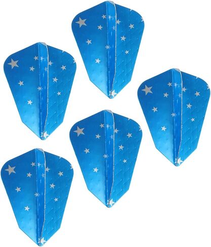 5 Pack Slim Dart Flights - Aluminum Foil Dart Accessories, Apply to Darts Game/Party/Entertainment (Blue) in Saudi Arabia