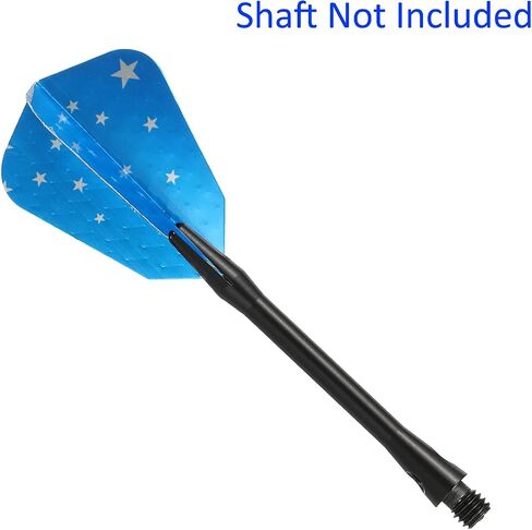 5 Pack Slim Dart Flights - Aluminum Foil Dart Accessories, Apply to Darts Game/Party/Entertainment (Blue) in Saudi Arabia