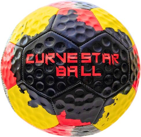 Curve Star Swerve Soccer Ball - Super Curving Soccer Ball That Boys and Girls Can Kick with Ease - Great Soccer Gift for Kids - Kids Soccer Ball Made for Fun in Saudi Arabia