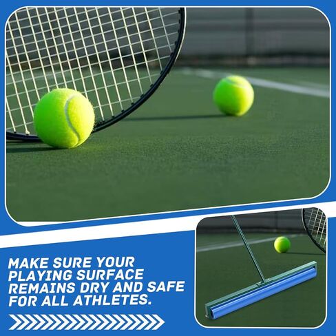 Suclain Tennis Court Squeegee 36 Inch Blue PVA Foam Tennis Sponge Roller Lightweight Removes Water Quickly Clear Floors Tool for Tennis Basketball Sports Courts Garages in Saudi Arabia