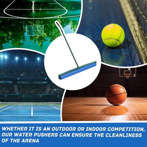 Suclain Tennis Court Squeegee 36 Inch Blue PVA Foam Tennis Sponge Roller Lightweight Removes Water Quickly Clear Floors Tool for Tennis Basketball Sports Courts Garages in Saudi Arabia