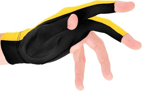 قفاز البلياردو Predator Second Skin باللونين الأسود والأصفر: يناسب يد الجسر اليسرى in Kuwait