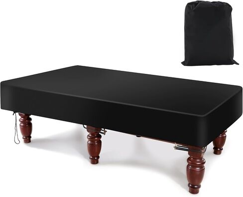 K-Musculo Pool Table Cover, 420D Billiard Table Cover, Waterproof and Tearproof,6.5/7/7.5/8/8.5/9 FT-8.5FT 106" D x 59" W x 8" H in Kuwait