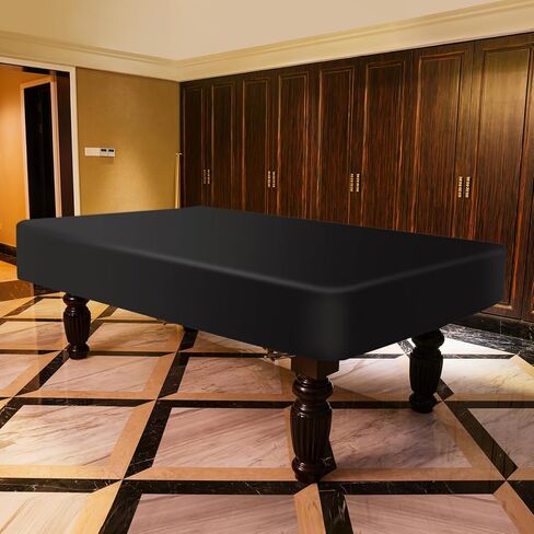 K-Musculo Pool Table Cover, 420D Billiard Table Cover, Waterproof and Tearproof,6.5/7/7.5/8/8.5/9 FT-8.5FT 106" D x 59" W x 8" H in Kuwait