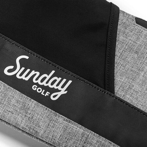 Sunday Golf 36 Inch Lightweight Foldable Versatile Driving Range Carry Pencil Golf Bag with 2 Pockets, Padded Strap and Holds Up to 8 Clubs, Grey in Kuwait
