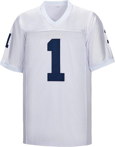Men's #11 No Name Football Jersey #1#26#31 White Stitched in Saudi Arabia