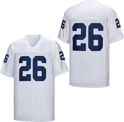 Men's #11 No Name Football Jersey #1#26#31 White Stitched in Saudi Arabia