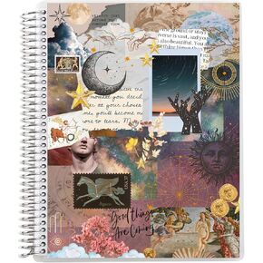 Erin Condren 8,5" X 11" Spiral Bound Dot Grid Journal Notebook - Layers Colorful, 5Mm Dot Grid, 160 Page Writing, Drawing & Art Notebook, 80Lb Thick Mohawk Paper, Stickers Included in Saudi Arabia