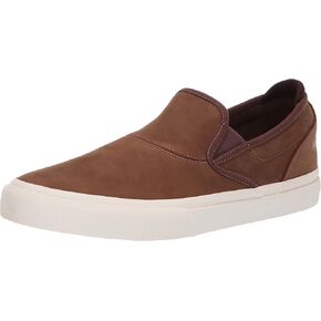 Emerica Boy's Wino G6 Slip-ON Youth Skate Shoe, Black/White/Gold, 12c Medium US Big Kid in Kuwait