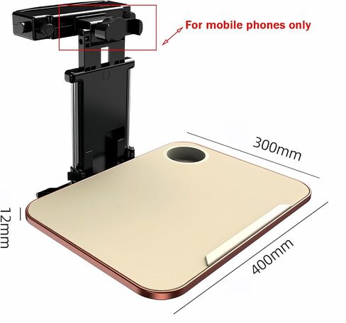 Car Desk for Laptop for Alfa Romeo Giulietta 2024 2025, Foldable Back Seat Tray Table, Multifunctional Tablet Holder Stand, Vehicles Cup Mount Desk Organizer, Car Accessories in Saudi Arabia