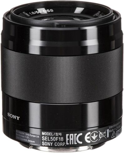 Sony - E 50mm F1.8 OSS Portrait Lens (SEL50F18/B) ، الأسود مع الملحقات المتقدمة in Saudi Arabia