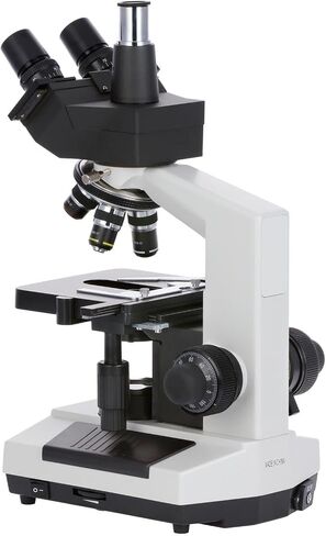 OMAX 40X-1600X Trinocular Biological Compound Microscope with Replaceable LED Light in Kuwait