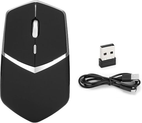 Zunate Mouse, 2.4G Ergonomic Optical Mouse with USB Nano Receiver, 4 Computer Mice, 800 1200 1600DPI, Rechargeable for Laptop Desktop, PC in Saudi Arabia