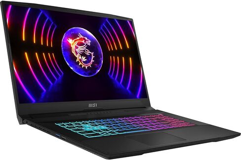MSI Katana 2024 Laptop, 8-Core AMD Ryzen 9 8945HS, 17.3" FHD 144Hz IPS Display, NVIDIA GeForce RTX 4070, 32GB DDR5 2TB SSD, Four-Zone RGB Backlit Keyboard, Wi-Fi 6E, Win10 Pro in Saudi Arabia
