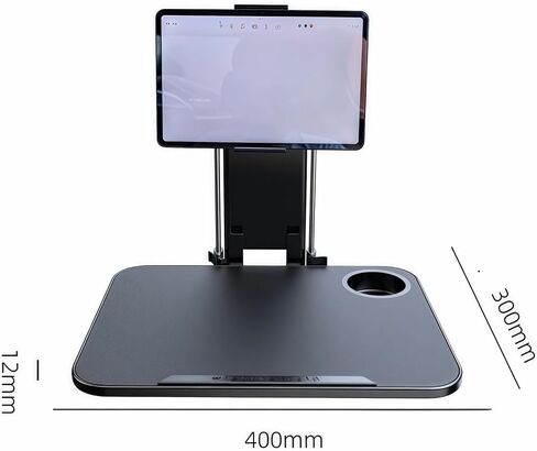 Car Desk for Laptop for Suzuki Vitara Brezza, Foldable Back Seat Tray Table, Multifunctional Tablet Holder Stand, Vehicles Cup Mount Desk Organizer, Car Accessories,Black-pad Holder in Saudi Arabia