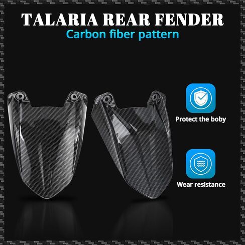 واقي الطين للحاجز الخلفي للدراجة النارية لدراجة Talaria Sting X3/MX3/MX4 الكهربائية الترابية باللون الأسود in Saudi Arabia