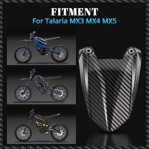 واقي الطين للحاجز الخلفي للدراجة النارية لدراجة Talaria Sting X3/MX3/MX4 الكهربائية الترابية باللون الأسود in Saudi Arabia