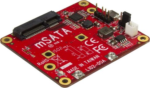 StarTech.com USB to mSATA Converter for Raspberry Pi and Development Boards - USB to mini SATA Adapter for Raspberry Pi (PIB2MS1) in Saudi Arabia
