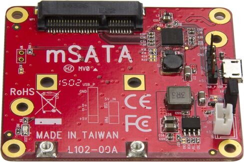 StarTech.com USB to mSATA Converter for Raspberry Pi and Development Boards - USB to mini SATA Adapter for Raspberry Pi (PIB2MS1) in Saudi Arabia