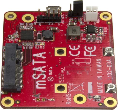 StarTech.com USB to mSATA Converter for Raspberry Pi and Development Boards - USB to mini SATA Adapter for Raspberry Pi (PIB2MS1) in Saudi Arabia