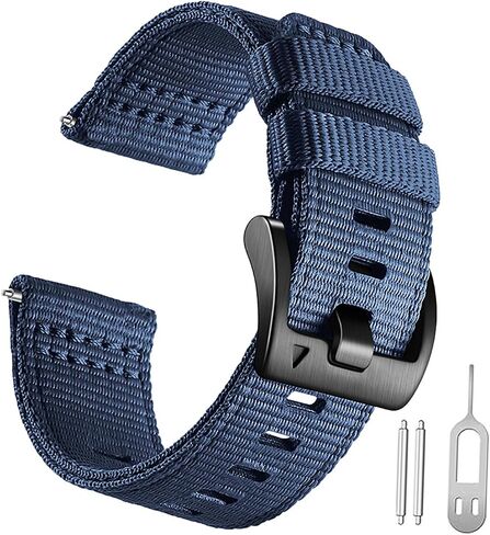 for Garmin Instinct/Instinct 2 Watch Bands, 22mm Rugged Nylon Instinct3 45mm Replacement Watch Strap Compatible with Garmin Instinct2 Tactical/Tide/Esports/Solar in Saudi Arabia