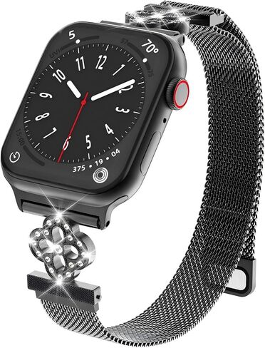 حلقة شبكية رقيقة متوافقة مع نطاقات ساعة Apple للنساء 40mm 41mm 38mm 42mm Series 10 9 8 7 6 5 4 3 2 1 SE in Saudi Arabia