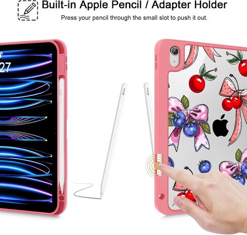 Tuiklol for iPad (A16 Chip) 11th Generation 11 inch 2025 / iPad 10th Generation 10.9 inch 2022 Case, Buit in Pencil Holder with Clear Back Shell Cover Trifold Stand Auto Wake/Sleep, Space Comets in Saudi Arabia