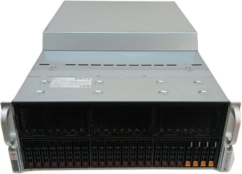 Supermicro A+ Server AS-4124GS-TNR 5U مع غطاء NVLINK ، 2x EPYC 7742 64-CORE CPU ، ذاكرة 29333 ميجا هرتز ، 2x 8TB NVME SSD ، 2-PORT 10GBE ، قضبان (متجددة) in Saudi Arabia
