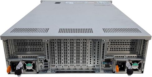 Dell PowerEdge R940 8 Bay SFF 3U Server, 4X Xeon Gold 6252 2.1GHz 24-Core CPU, 512GB Memory, PERC H740p, 4X 7.68TB SSD, 2X 25GbE SFP28, Rails (Renewed) in Saudi Arabia