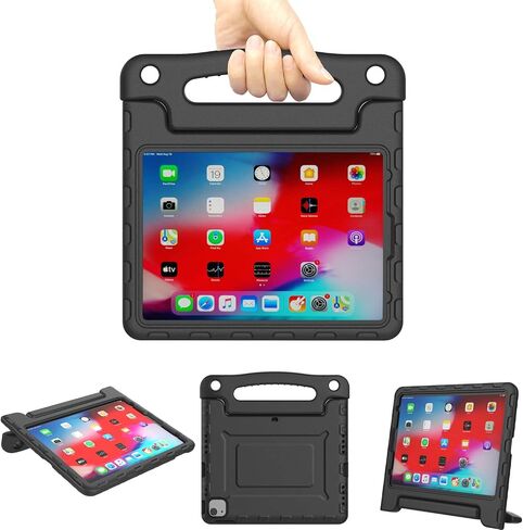 Kids Case for 10.9" iPad Air 5th/4th Generation (2022/2020) & iPad Pro 11" (2021/2020/2018) Case Lightweight Shockproof Convertible Protection Case with Built-in Handle Stand Cover (Rose) in Saudi Arabia