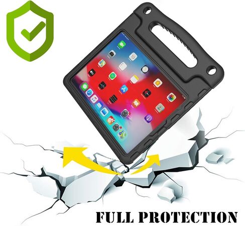 Kids Case for 10.9" iPad Air 5th/4th Generation (2022/2020) & iPad Pro 11" (2021/2020/2018) Case Lightweight Shockproof Convertible Protection Case with Built-in Handle Stand Cover (Rose) in Saudi Arabia