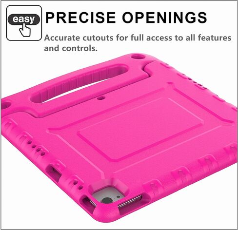 Kids Case for 10.9" iPad Air 5th/4th Generation (2022/2020) & iPad Pro 11" (2021/2020/2018) Case Lightweight Shockproof Convertible Protection Case with Built-in Handle Stand Cover (Rose) in Saudi Arabia