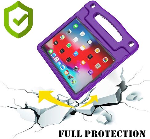 حالة الأطفال لـ 10.9 "IPAD AIR 5th/4th Generation (2022/2020) و iPad Pro 11" (2021/2020/2018) حالة حماية قابلة للتحويل مصنوعة من الحالات مع غطاء حامل مقبض مدمج (روز) in Kuwait