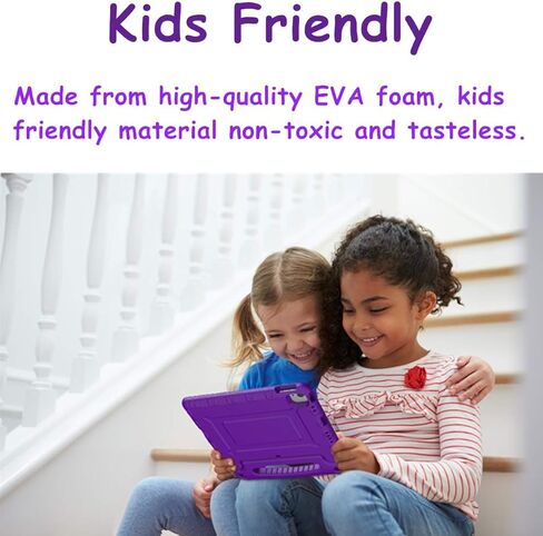 حالة الأطفال لـ 10.9 "IPAD AIR 5th/4th Generation (2022/2020) و iPad Pro 11" (2021/2020/2018) حالة حماية قابلة للتحويل مصنوعة من الحالات مع غطاء حامل مقبض مدمج (روز) in Kuwait