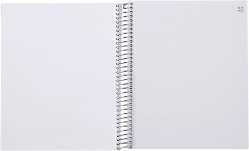 دفتر يوميات Erin Condren مقاس 8.5 بوصة × 11 بوصة - طبقات ملونة، شبكة نقطية 5 مم، دفتر كتابة ورسم وفن 160 صفحة، ورق موهوك سميك 80 رطل، ملصقات متضمنة in Kuwait