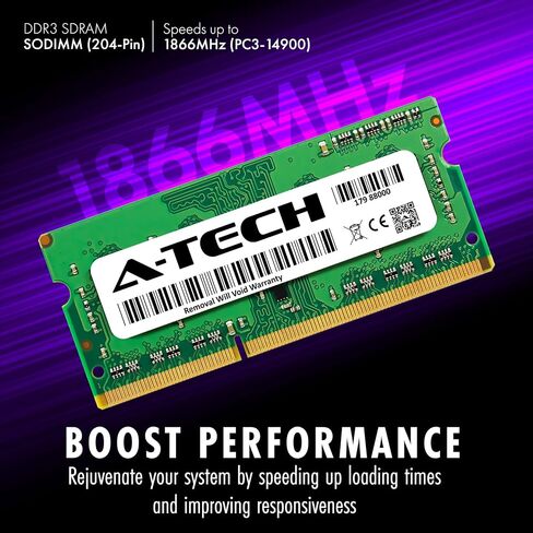 A-Tech 4GB RAM لـ Dell Inspiron 22 3265 ، 24 3455 All-in-One Desktop | DDR3/DDR3L 1866MHz PC3L-14900 SODIMM 1.35V 204-PIN NONCC SO-DIMM ترقية in Saudi Arabia