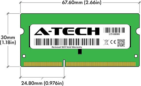 A-Tech 4GB RAM لـ Dell Inspiron 22 3265 ، 24 3455 All-in-One Desktop | DDR3/DDR3L 1866MHz PC3L-14900 SODIMM 1.35V 204-PIN NONCC SO-DIMM ترقية in Saudi Arabia