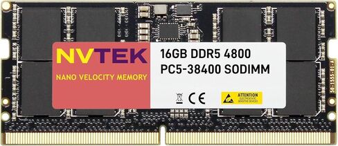 16 جيجابايت (1x16GB) DDR5 4800MHz PC5-38400 SODIMM 1RX8 in Kuwait