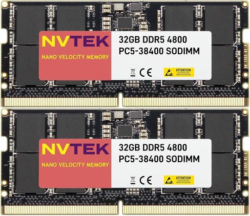 16 جيجابايت (1x16GB) DDR5 4800MHz PC5-38400 SODIMM 1RX8 in Kuwait